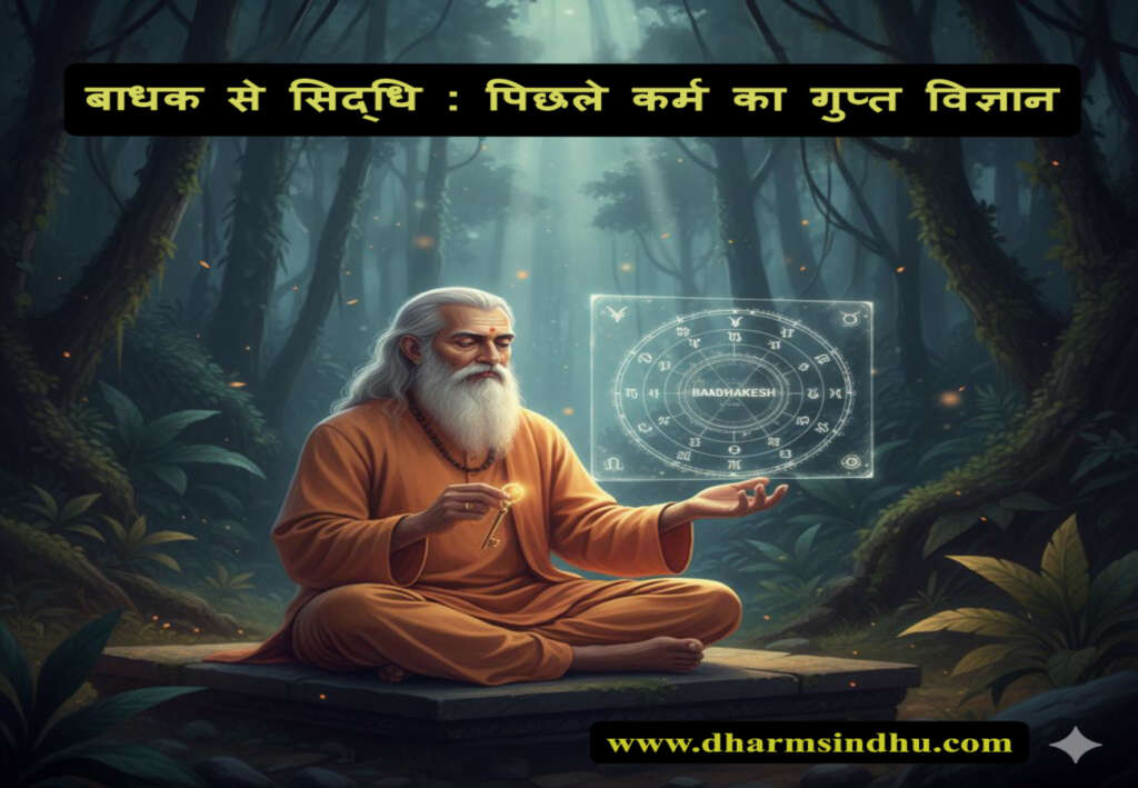 “बाधक से सिद्धि : पिछले कर्म का गुप्त विज्ञान”