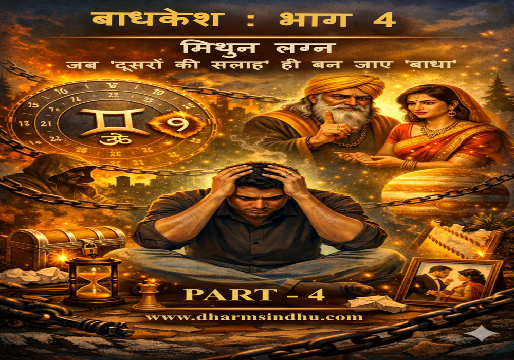 “बाधक से सिद्धि : भाग 4: मिथुन लग्न — जब ‘दूसरों की सलाह’ ही बन जाए ‘बाधा’