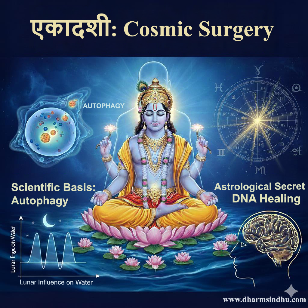 एकादशी: केवल व्रत नहीं, एक ‘Cosmic Surgery’ है| इसका आध्यात्मिक, वैज्ञानिक और ज्योतिषीय रहस्य