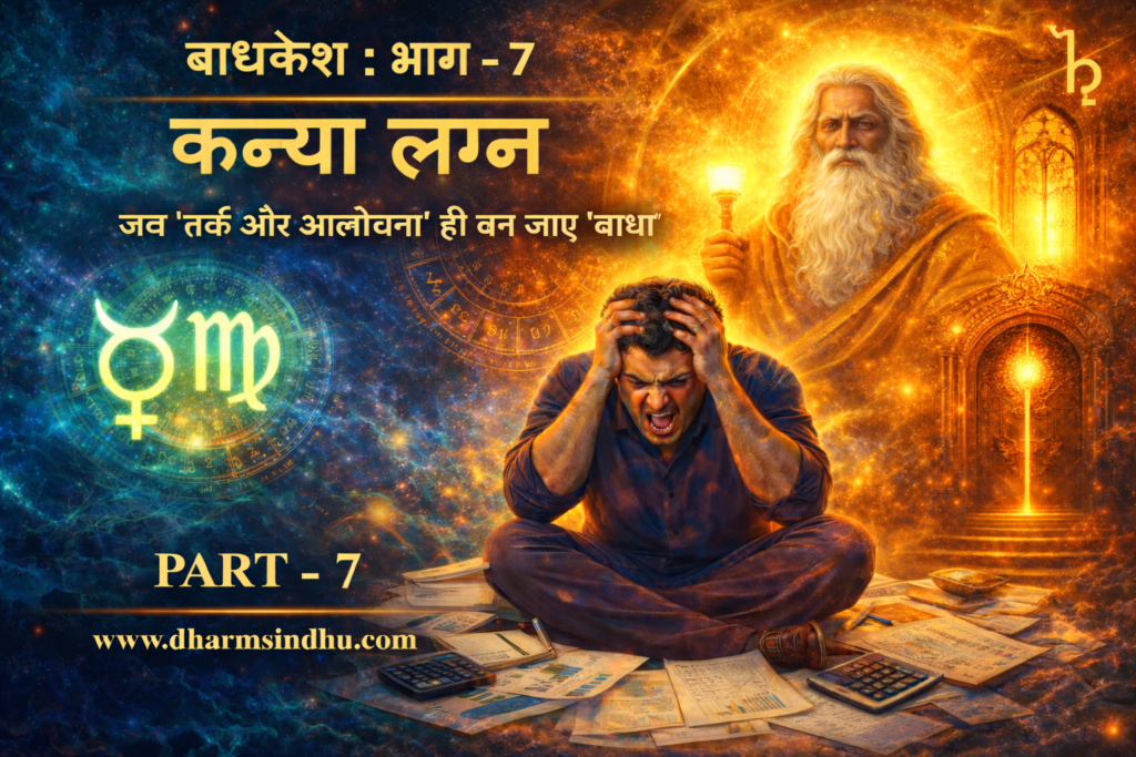 “बाधक से सिद्धि : भाग 7: कन्या लग्न — जब ‘तर्क और आलोचना’ ही बन जाए ‘बाधा’