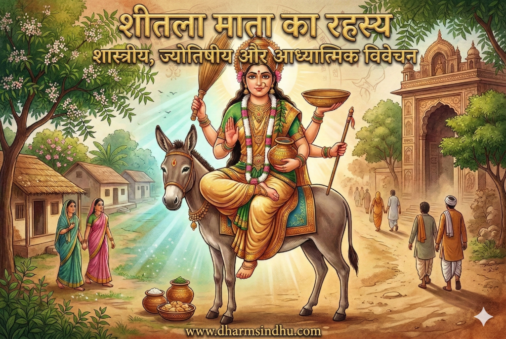 शीतला माता: आरोग्य की अधिष्ठात्री का शास्त्रीय, ज्योतिषीय और आध्यात्मिक विवेचन