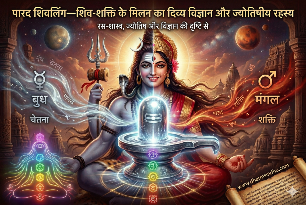 पारद शिवलिंग—शिव-शक्ति के मिलन का दिव्य विज्ञान और ज्योतिषीय रहस्य
