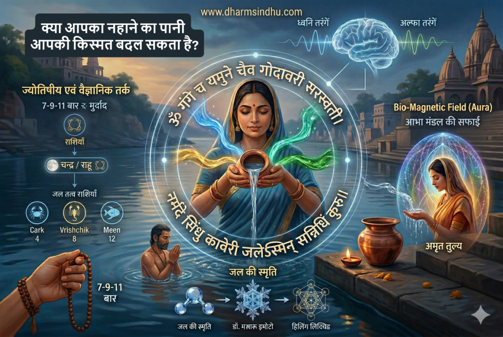 “जल तत्व की शक्ति: क्या आपका नहाने का पानी आपकी किस्मत बदल सकता है?”