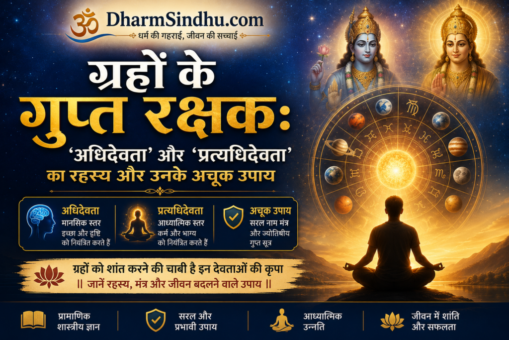 ग्रहों के गुप्त रक्षक: ‘अधिदेवता’ और ‘प्रत्यधिदेवता’ का रहस्य और उनके अचूक उपाय