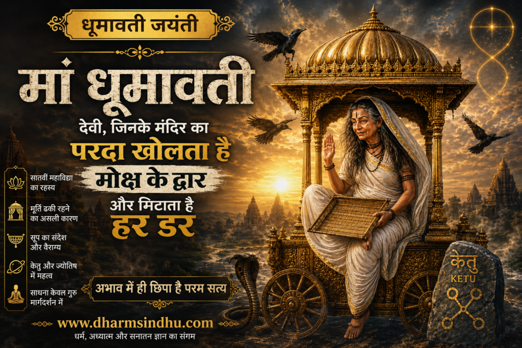धूमावती जयंती: देवी, जिनके मंदिर का परदा खोलता है मोक्ष के द्वार और मिटाता है हर डर