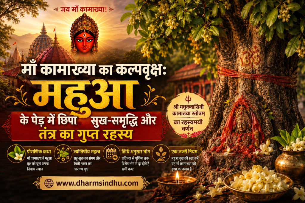 माँ कामाख्या का कल्पवृक्ष: ‘महुआ’ के पेड़ में छिपा सुख-समृद्धि और तंत्र का गुप्त रहस्य
