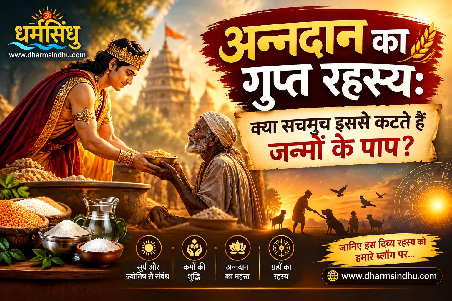 “अन्नदान का गुप्त रहस्य: क्या सचमुच इससे कटते हैं जन्मों के पाप?”