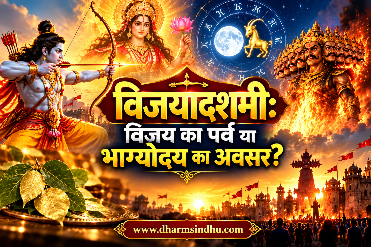 विजयादशमी: विजय का पर्व या भाग्योदय का अवसर?